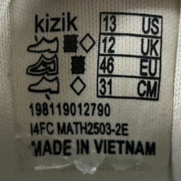 Kizik Athens 2 Mens Size 13 White Hands Free Athletic Running Shoes Used - Picture 11 of 11